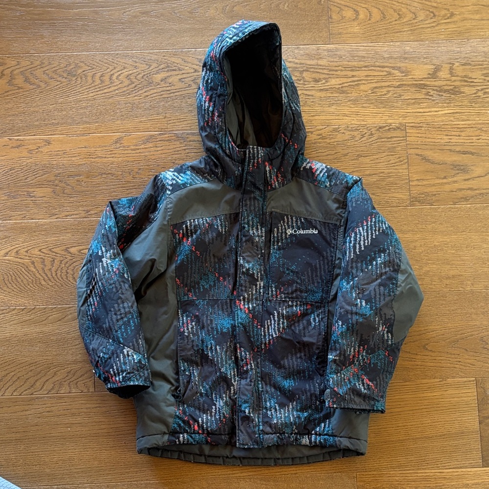 Columbia Kids' Multicolor Patterned Puffer Jacket